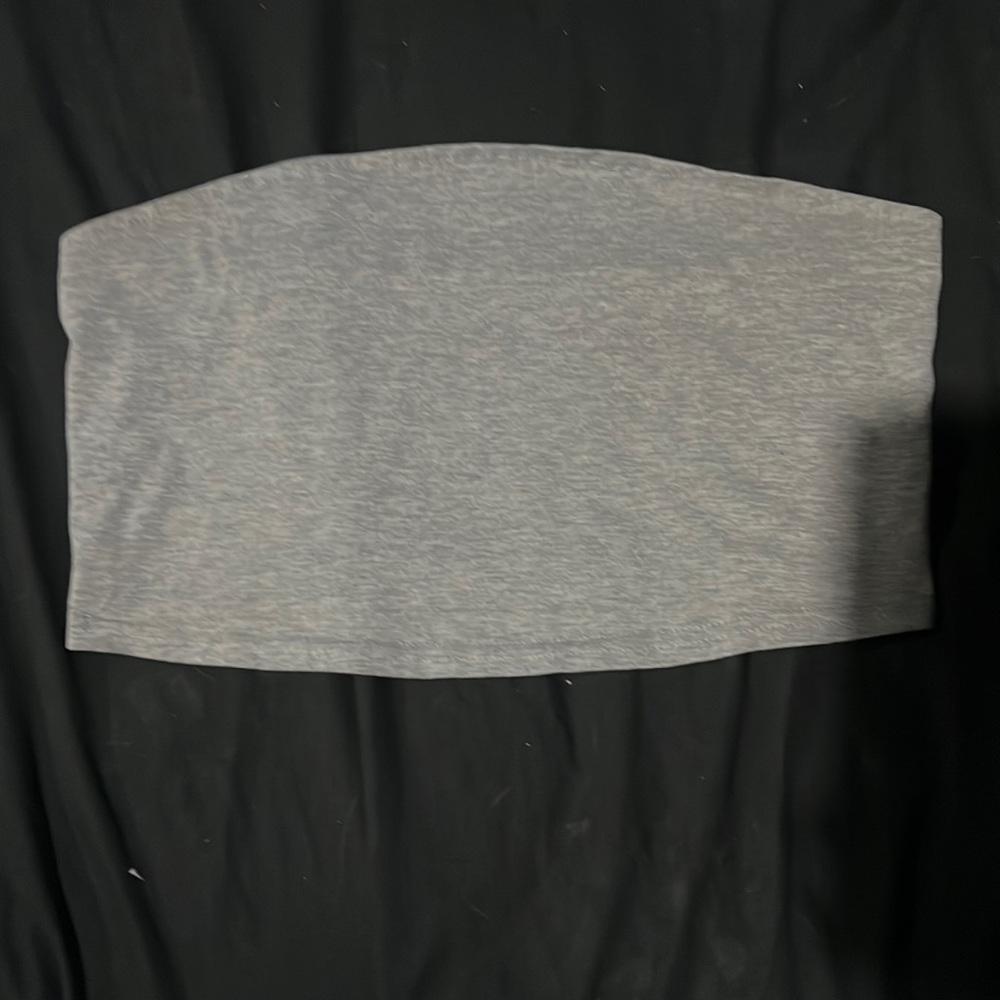 Gray tube top. Size large